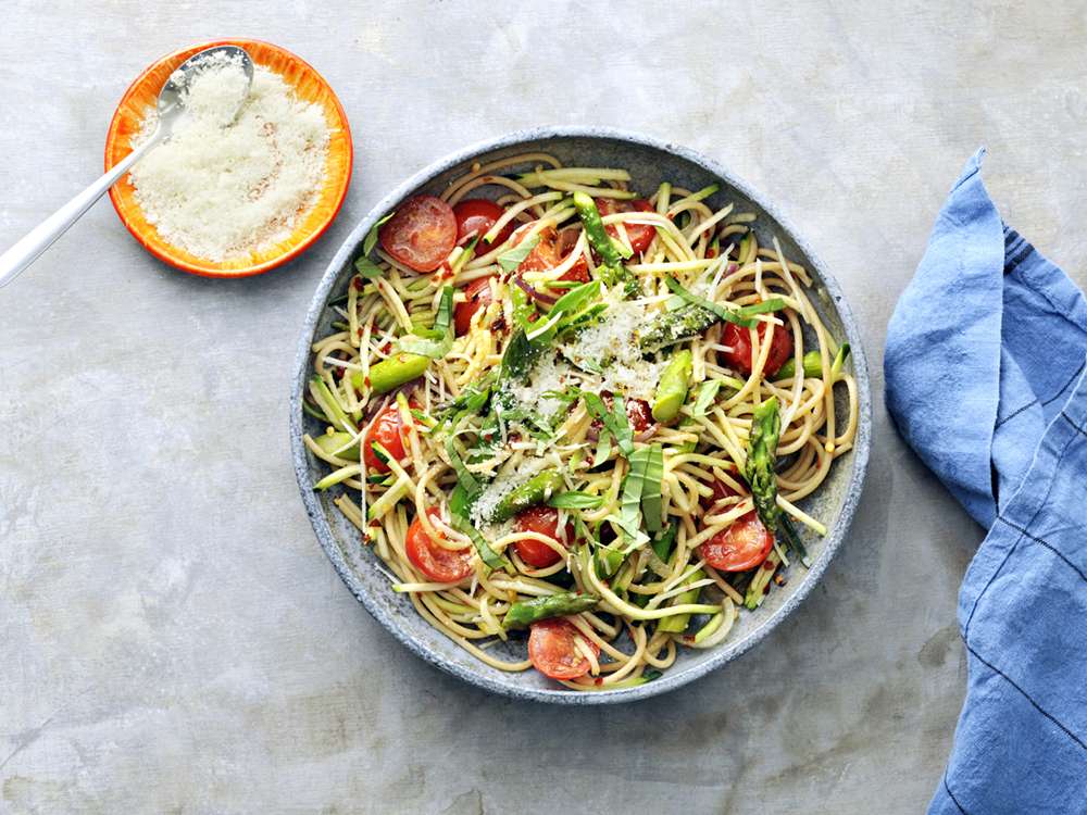 Roasted Veggies with Whole-Grain Pasta | Savory