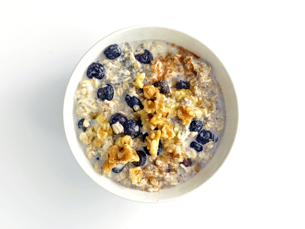 Blueberry-Chia Overnight Oats | Savory