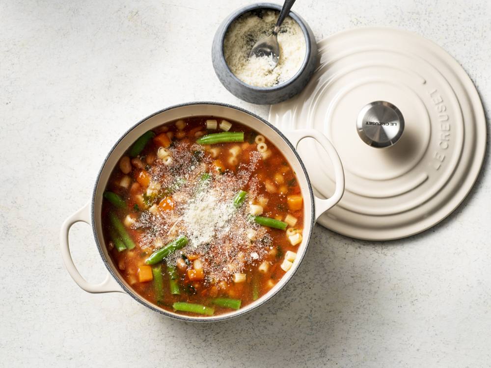 Bean and Veggie Minestrone | Savory