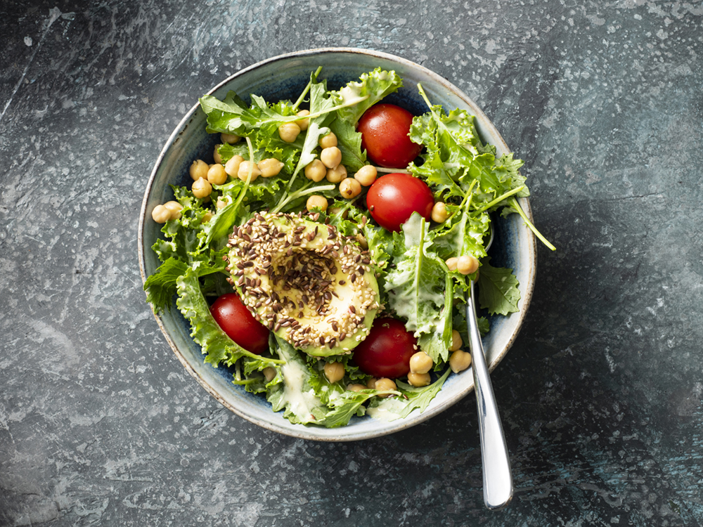 Salad with Chickpeas and Avocado | Savory