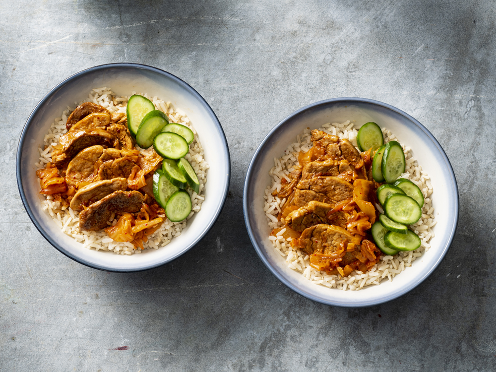 Spicy Pork Rice Bowl | Savory