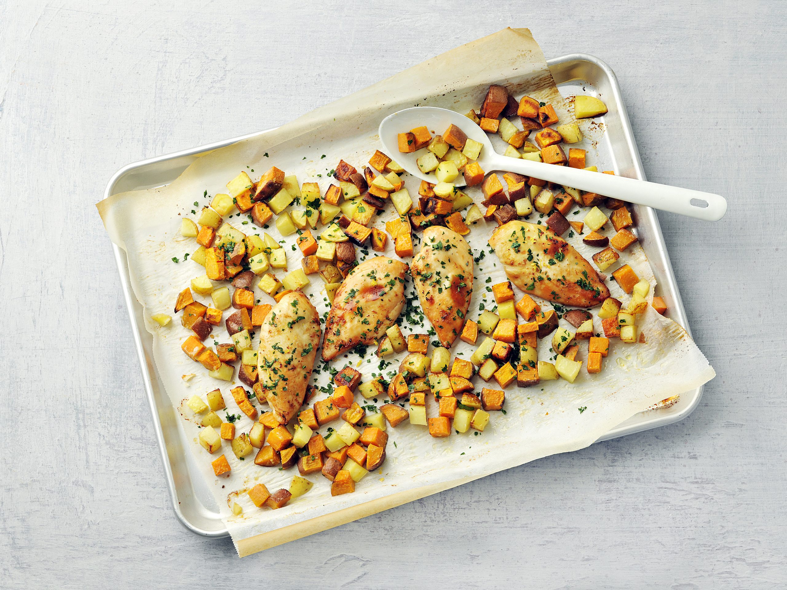 Lemony Chicken and Potatoes | Savory