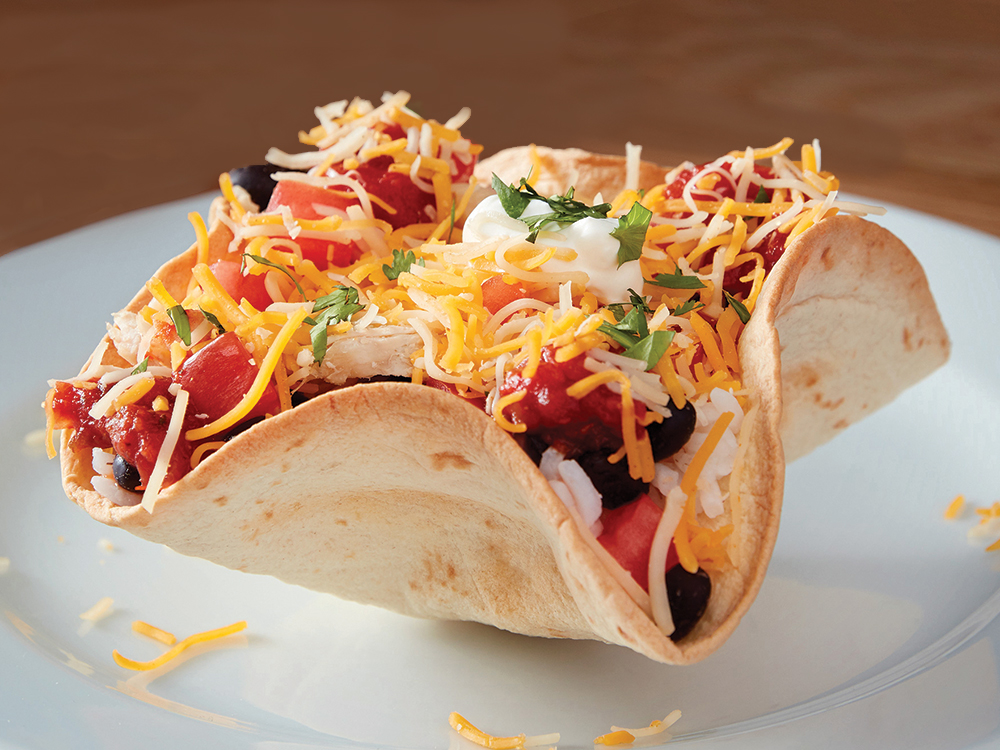 Loaded Chicken Taco Bowl | Savory