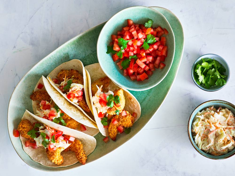 Crispy Shrimp Tacos | Savory