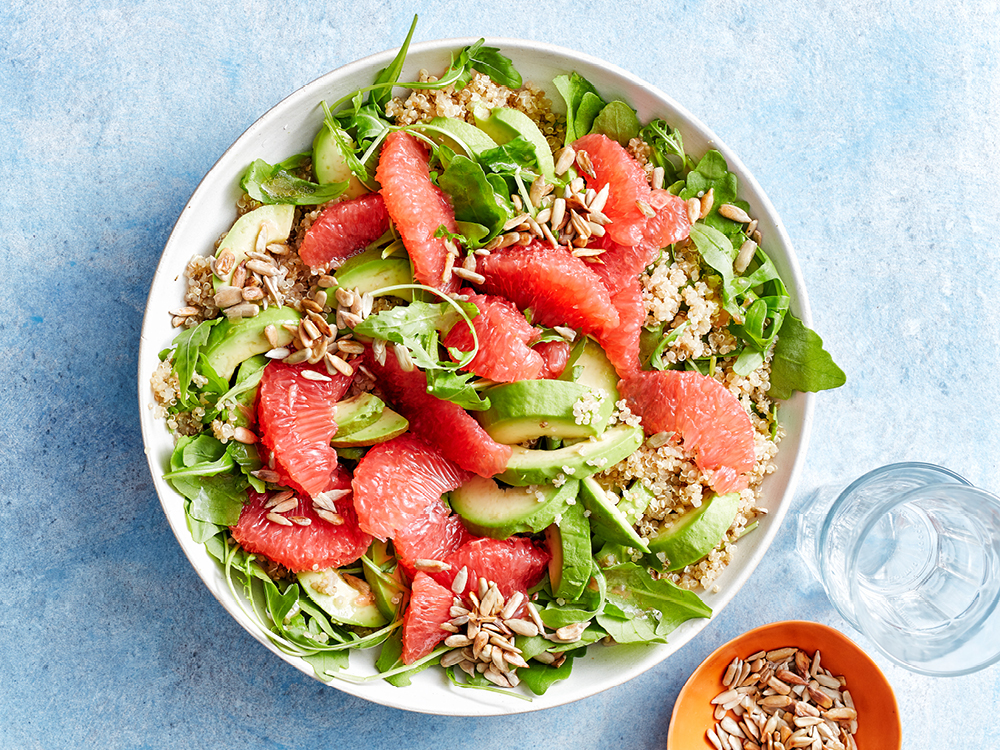 Quinoa Salad with Grapefruit and Avocado Savory