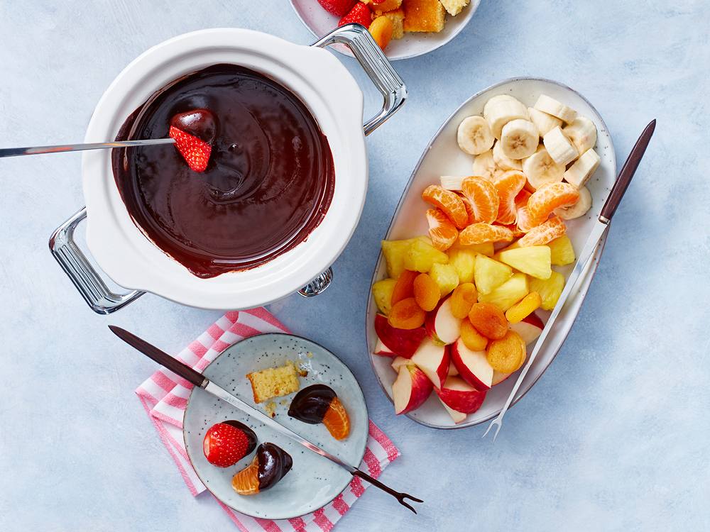 Slow Cooker Chocolate Fondue | Savory