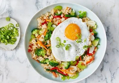 Veggie Fried Rice with Eggs