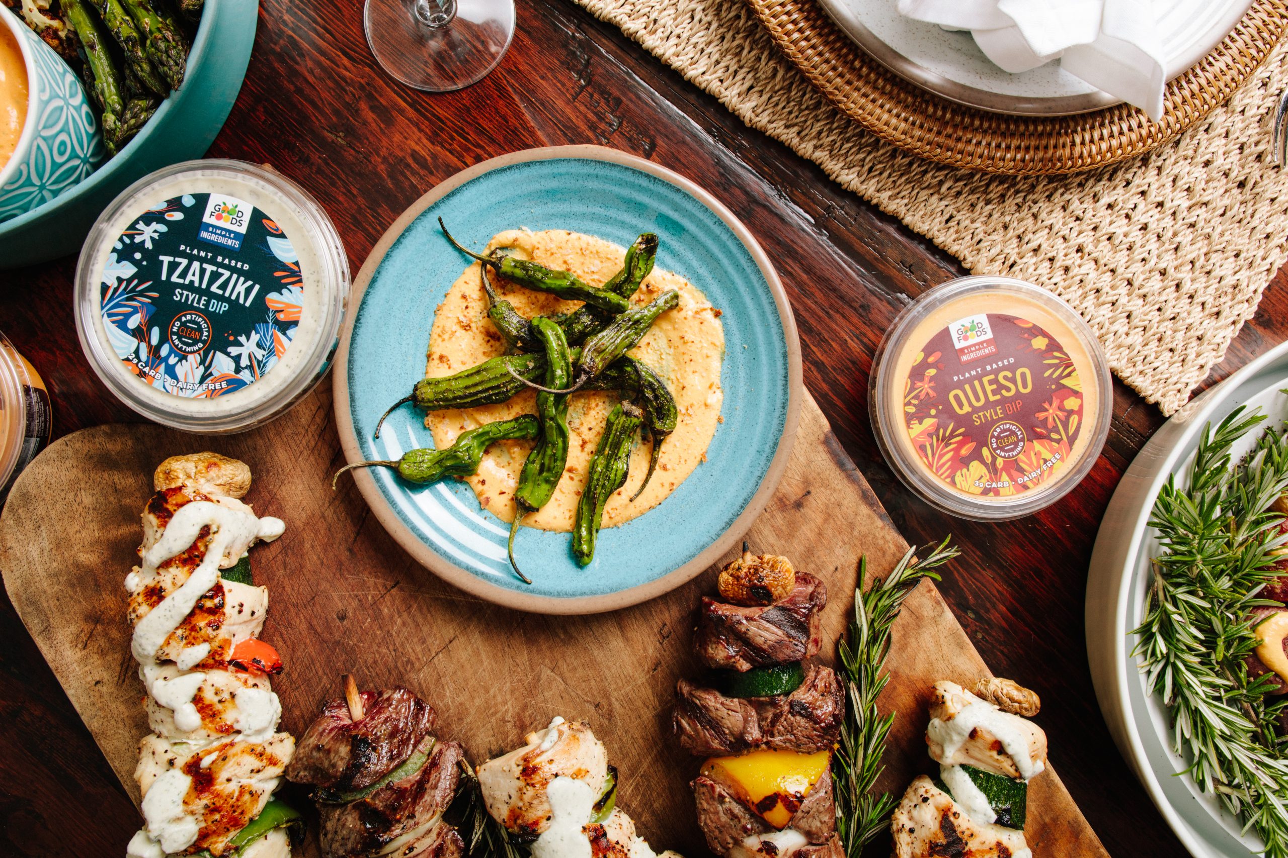 Good Foods™ Blistered Shishito Peppers with Queso | Savory