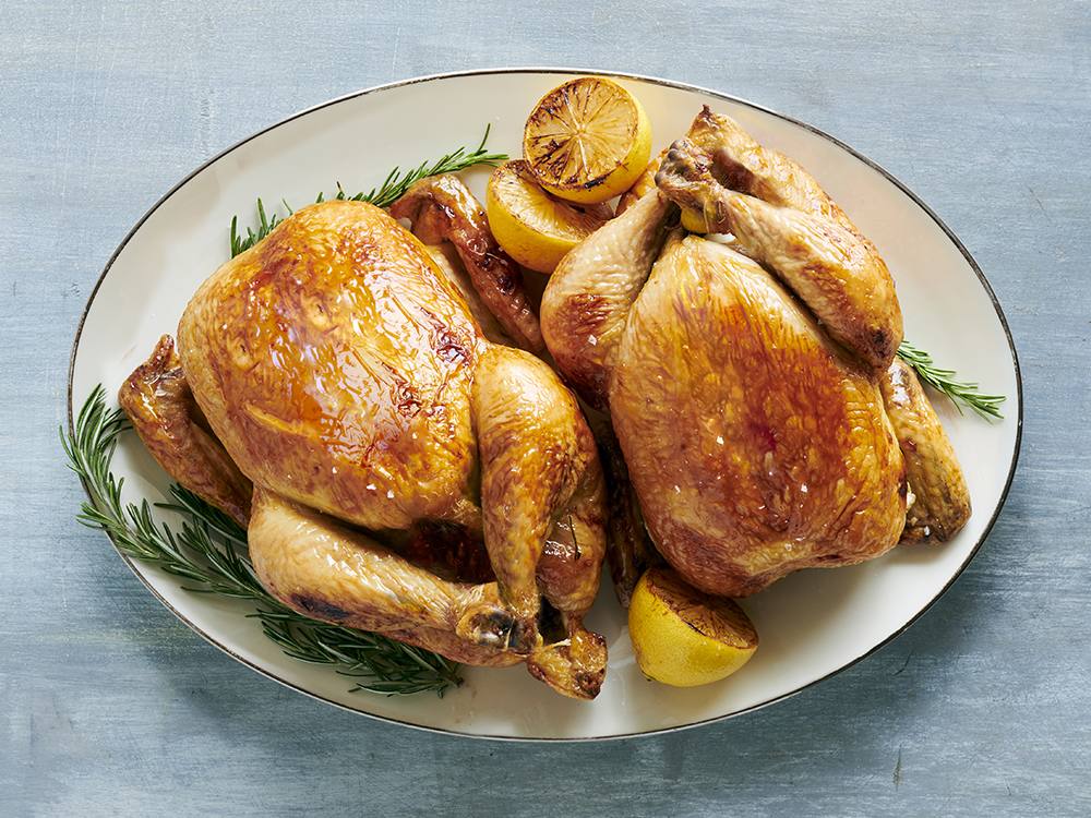 Honey-Lemon Roast Chicken | Savory