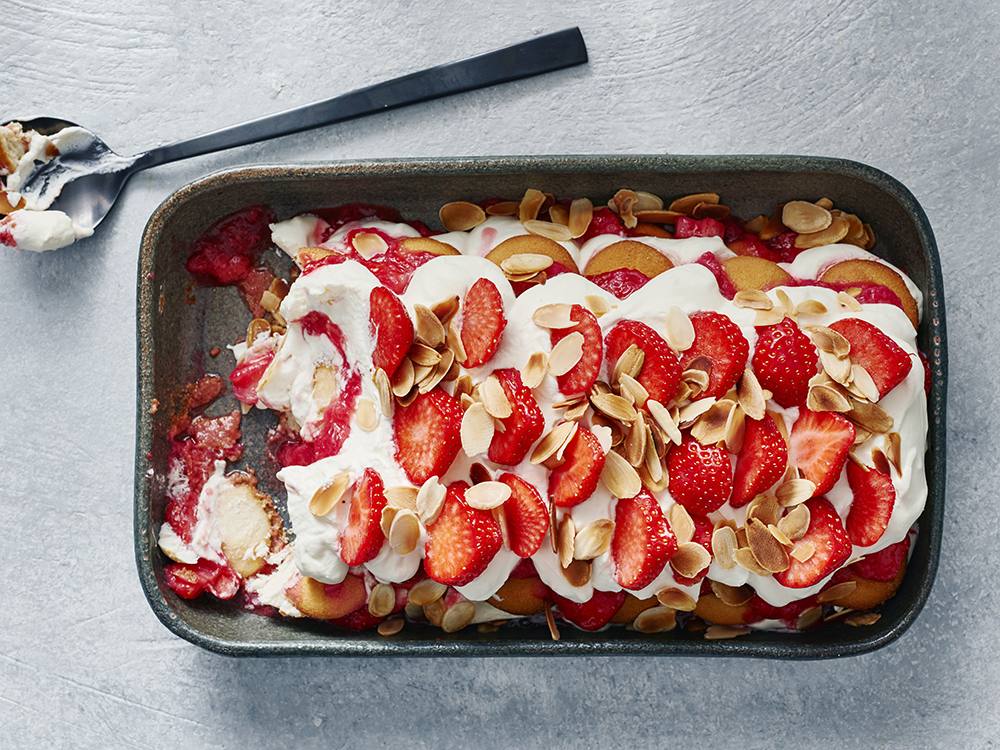 Strawberry-Rhubarb Icebox Cake | Savory