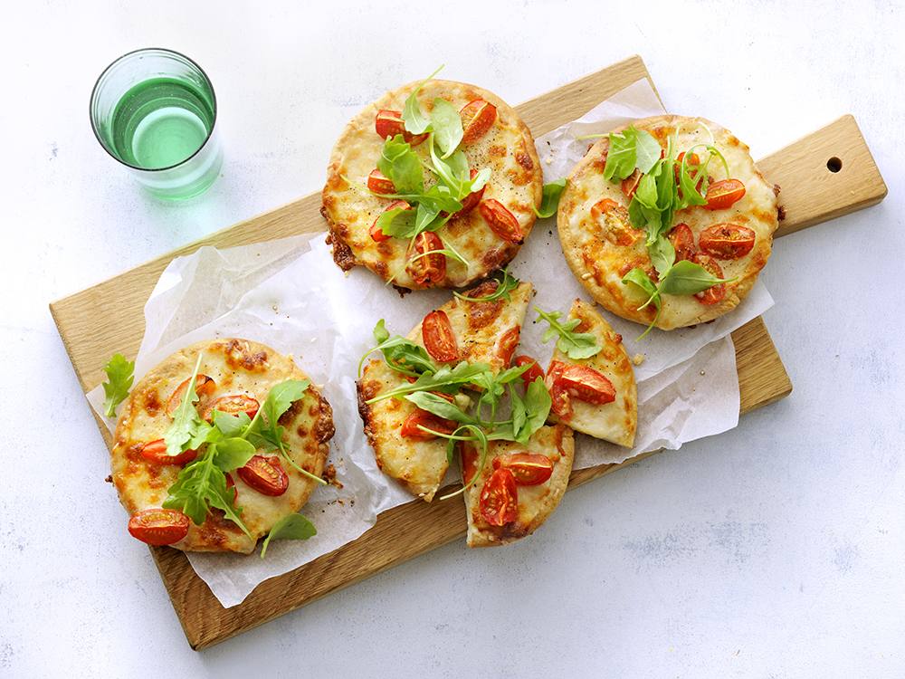 Arugula Pita Pizzas | Savory