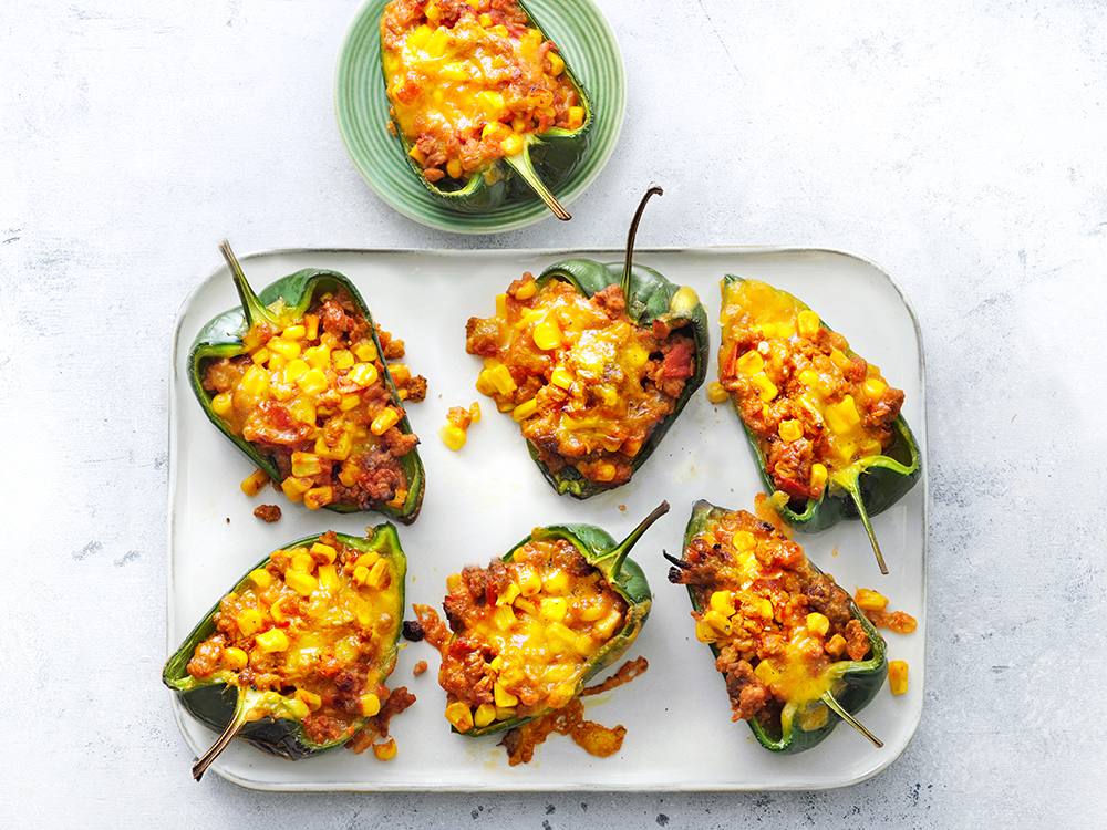 Corn-Stuffed Peppers | Savory