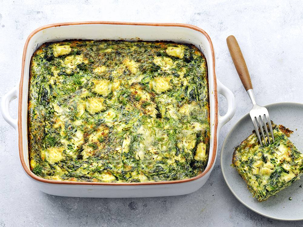 Greek Omelet Bake | Savory