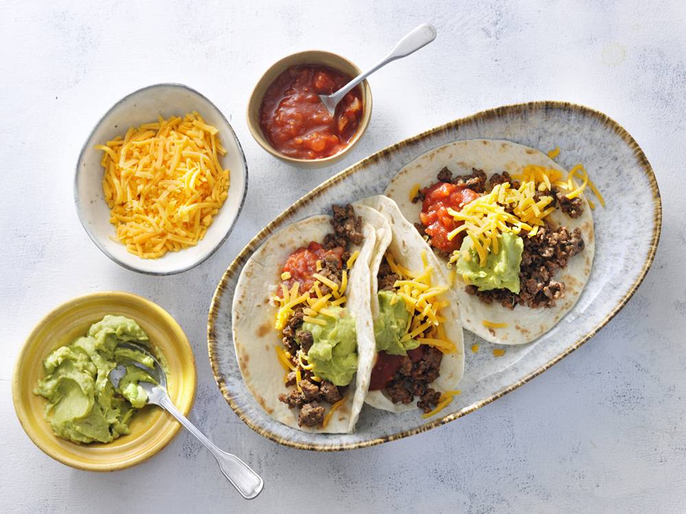 American-Style Beef Tacos | Savory