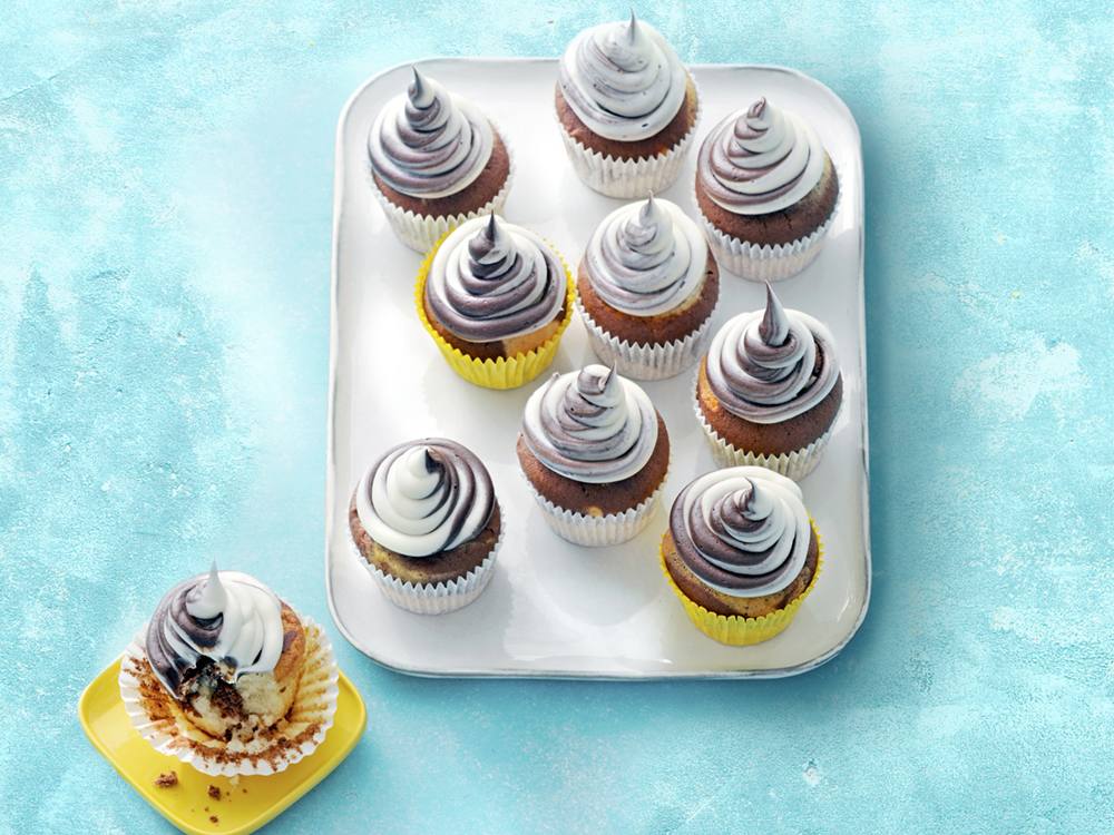 Chocolate-Vanilla Swirl Cupcakes | Savory