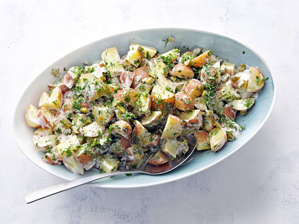 Dill Pickle Ranch Potato Salad | Savory