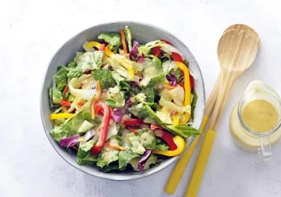 Green Salad with Sweet Mustard Vinaigrette