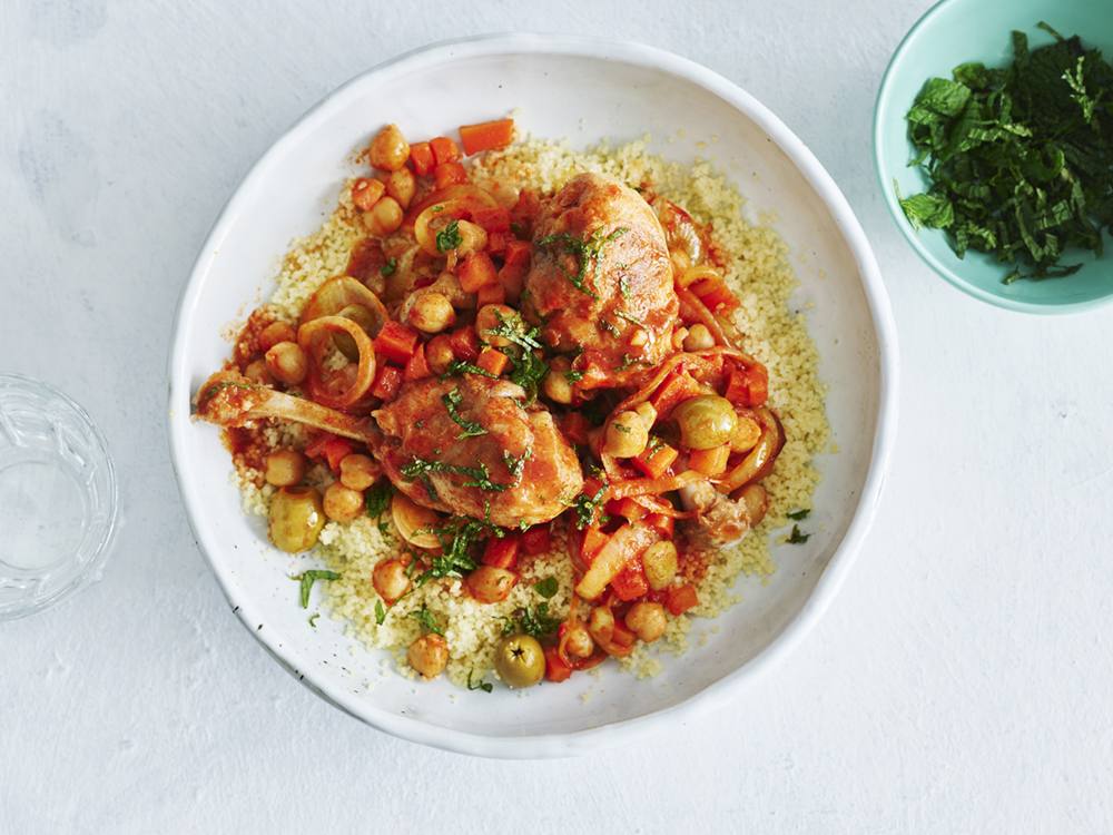 Instant Pot Stewed Chicken and Olives | Savory