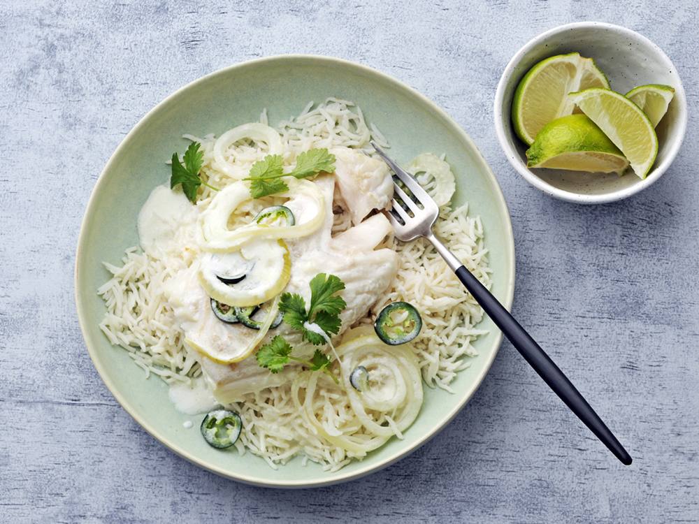 Spicy Lime and Coconut Cod | Savory