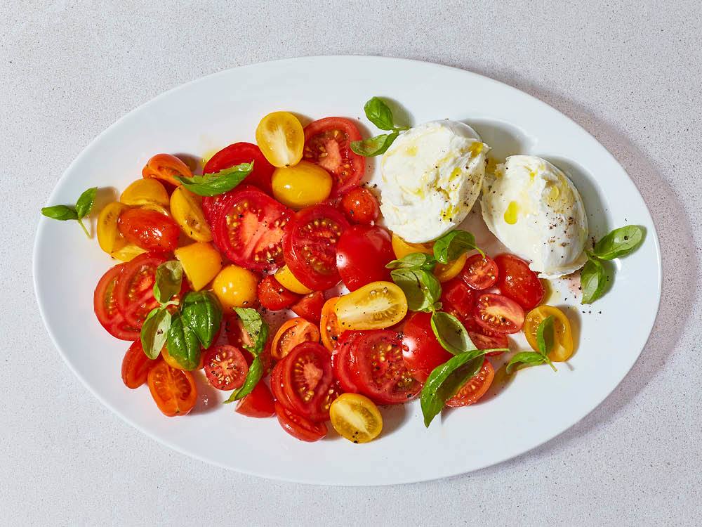 Marinated Tomato Caprese | Savory