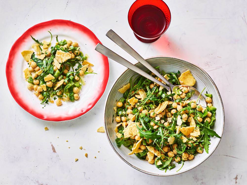 Chickpea Salad with Lemon Vinaigrette | Savory