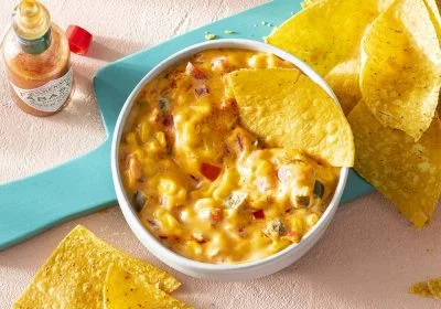 Spicy Corn Queso Dip