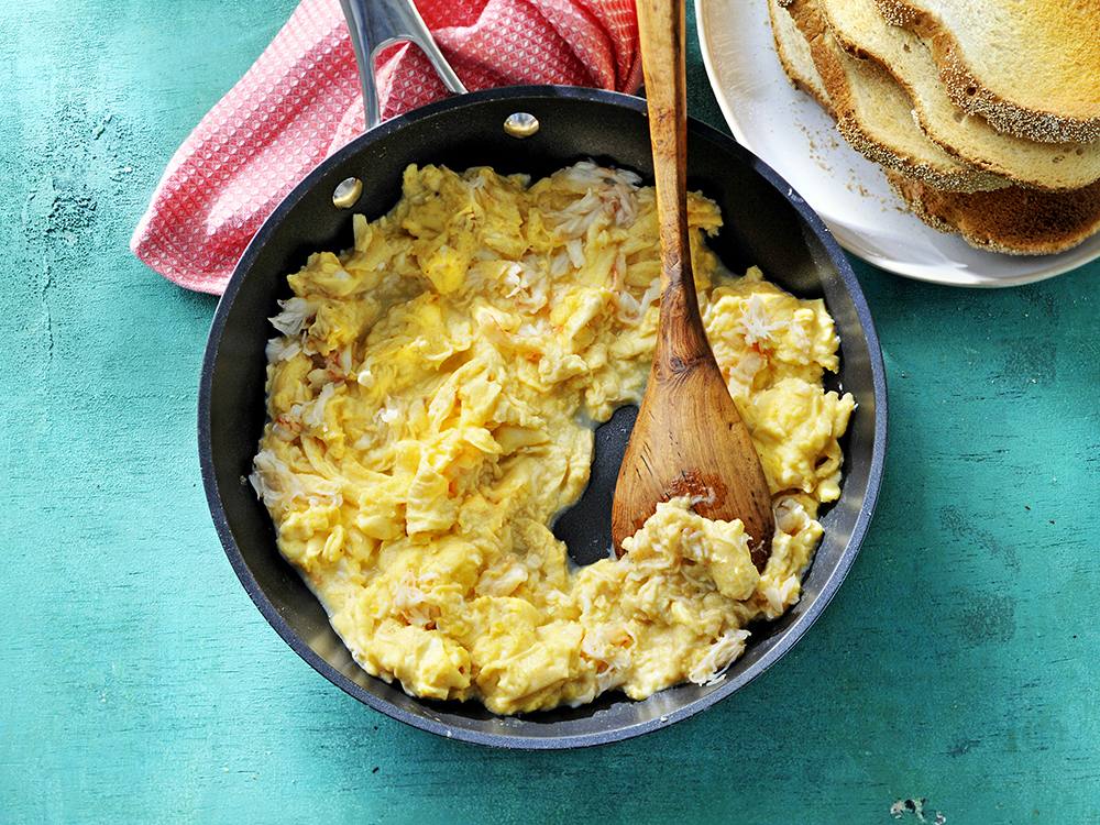 Soft Scrambled Eggs with Crab | Savory