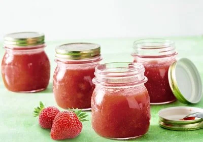 Strawberry-Vanilla Freezer Jam