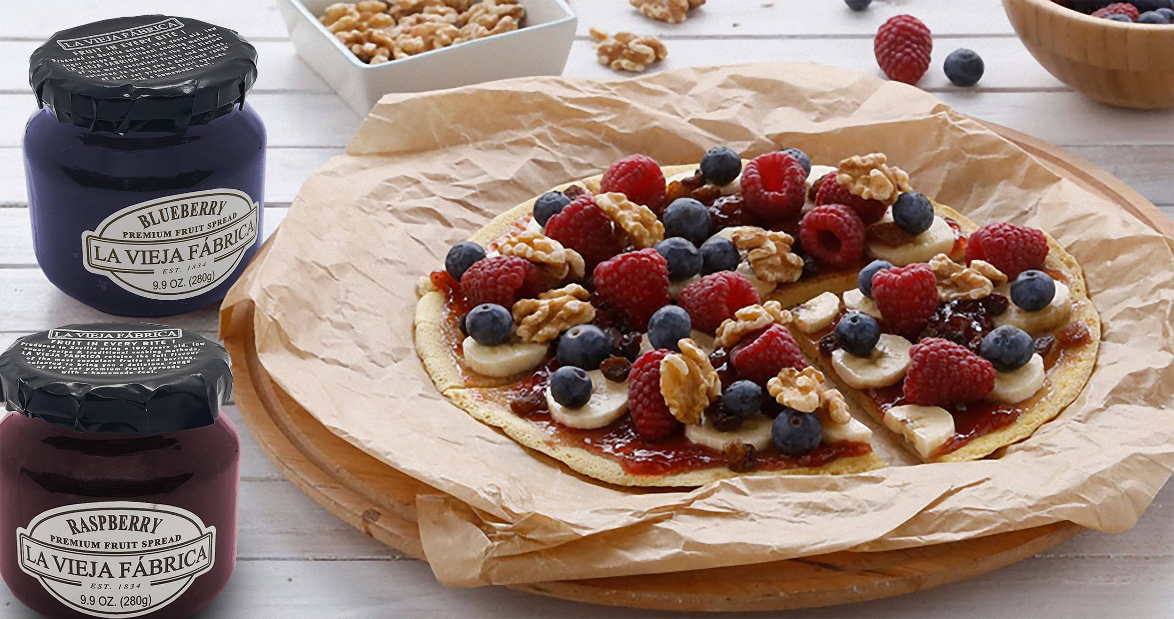 Strawberry Jam Pizza | Savory