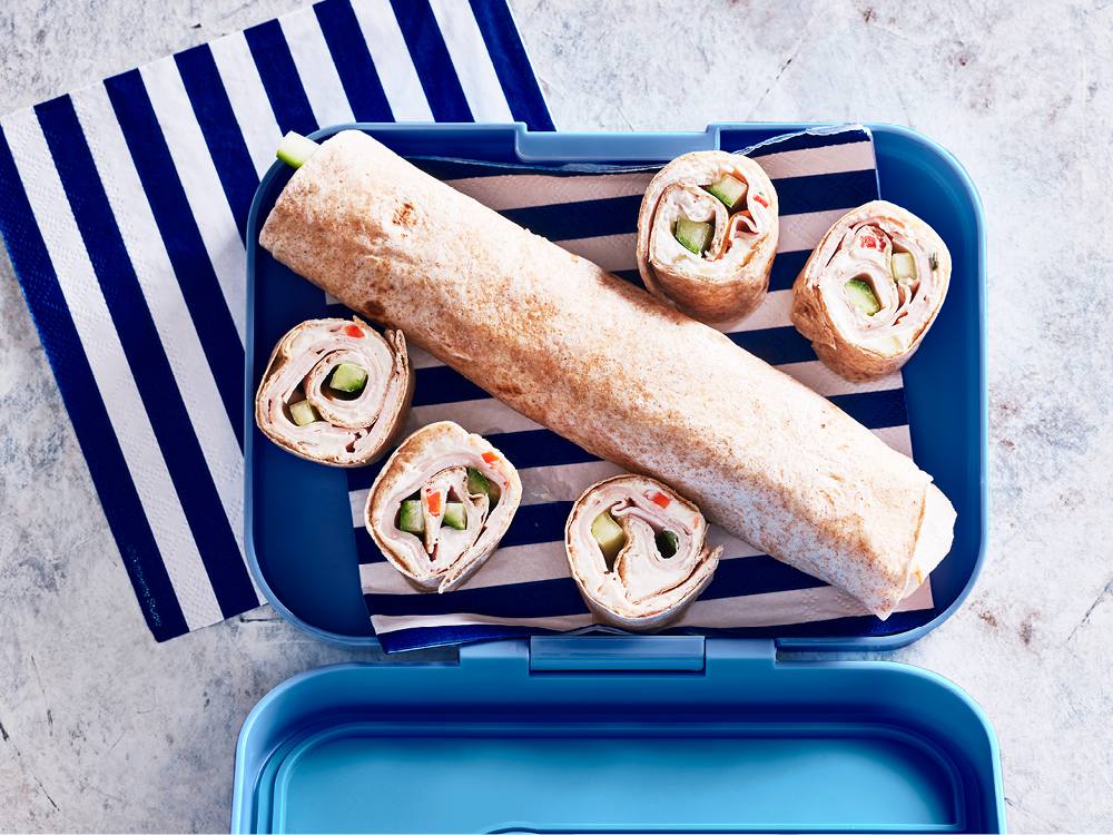 Turkey and Veggie Cream Cheese Roll-ups | Savory