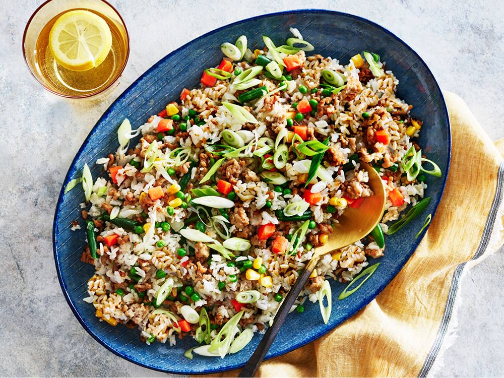 Ground Turkey Fried Rice | Savory
