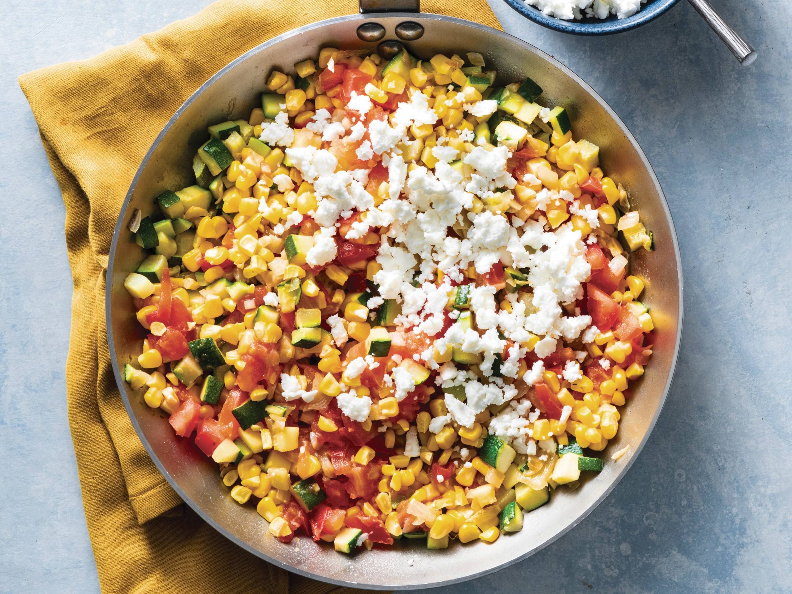 Zucchini with Corn and Cheese | Savory