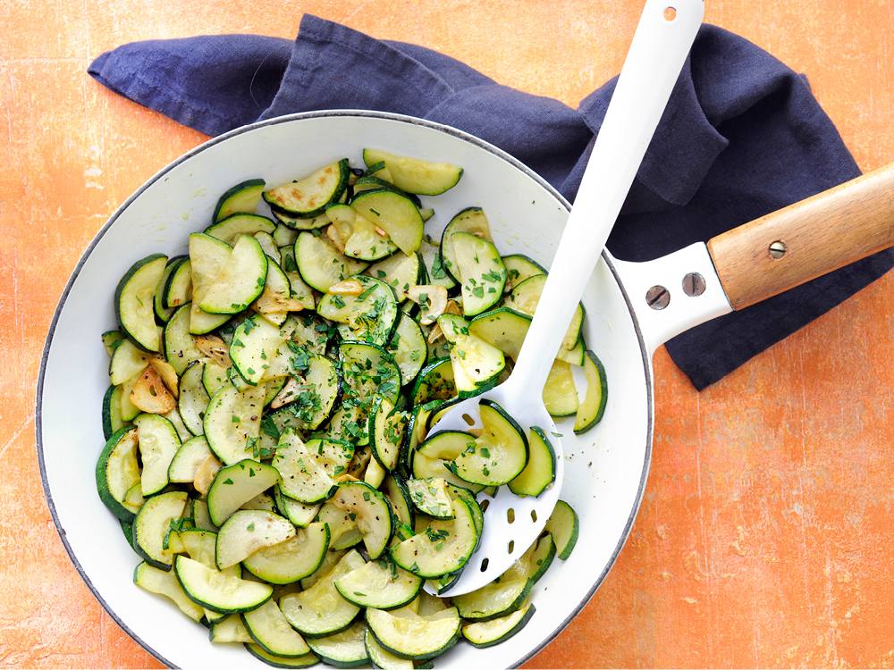 Sautéed Zucchini with Garlic Butter Savory
