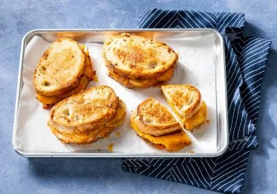 Sheet Pan Grilled Cheese with Apple and Dijon
