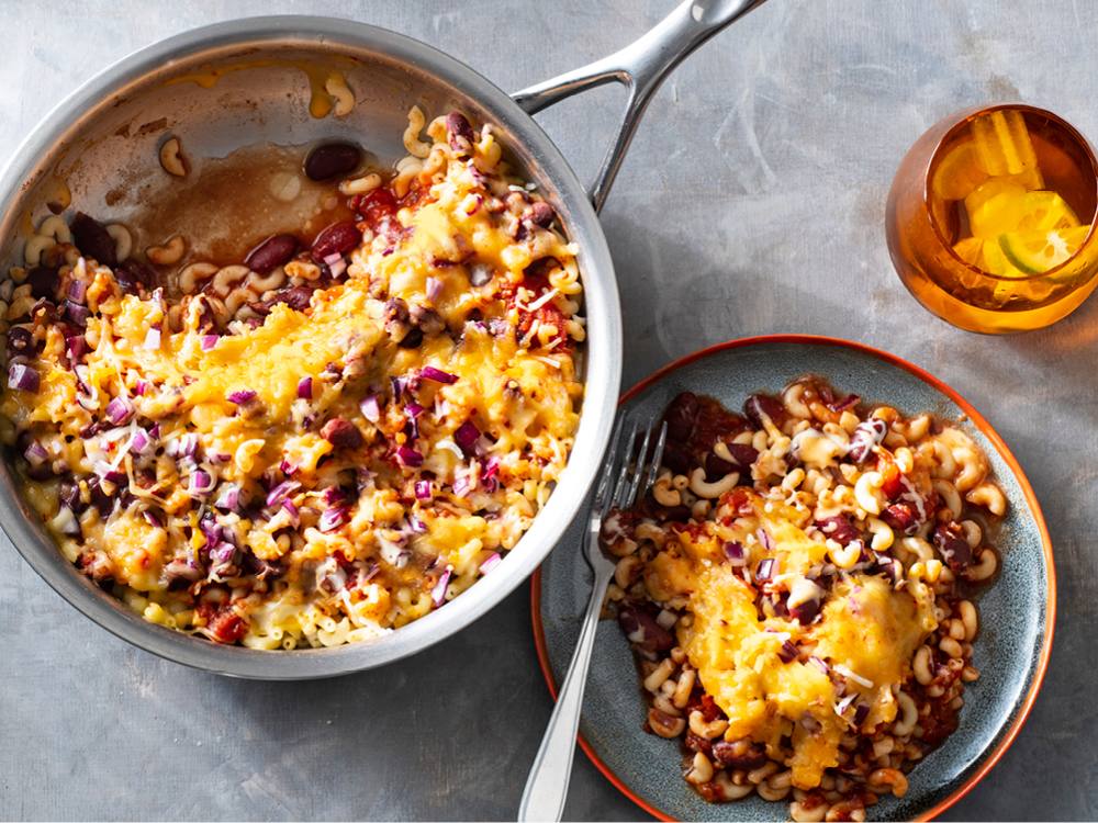 Baked Chili Mac | Savory
