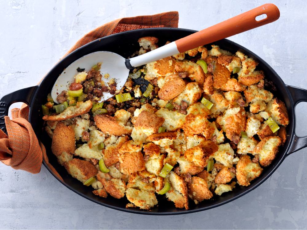 Keto-Friendly Sausage Stuffing | Savory