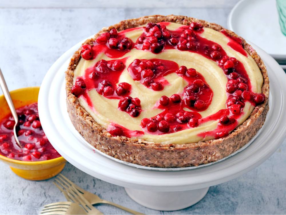 Paleo Cranberry Cheesecake | Savory