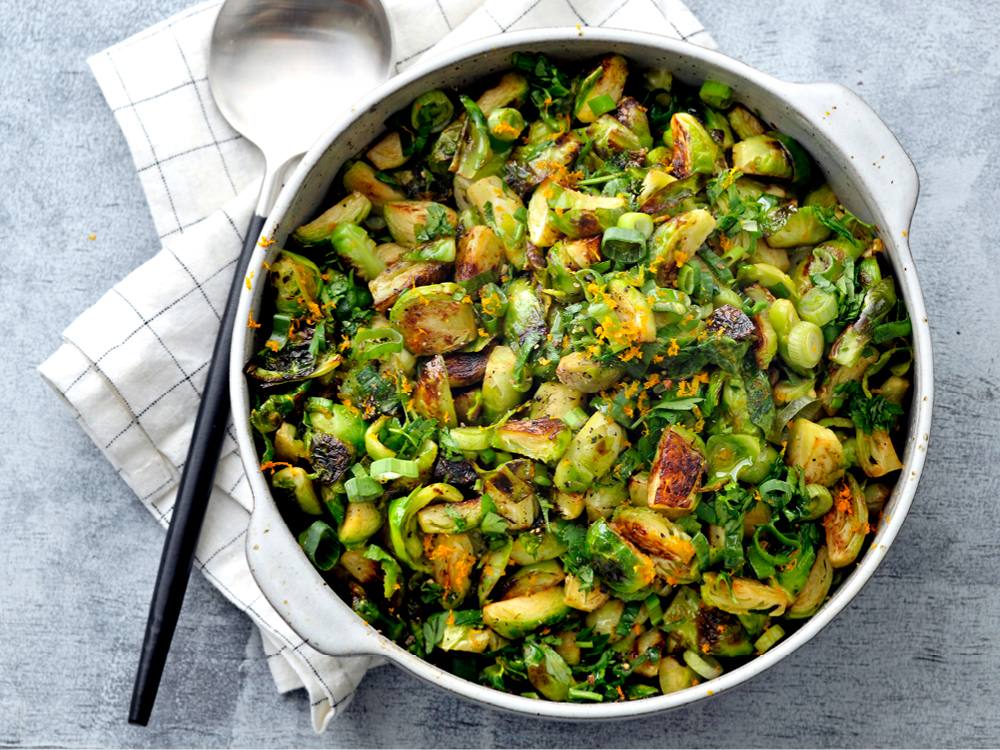 Sautéed Brussels Sprouts with Herbs | Savory
