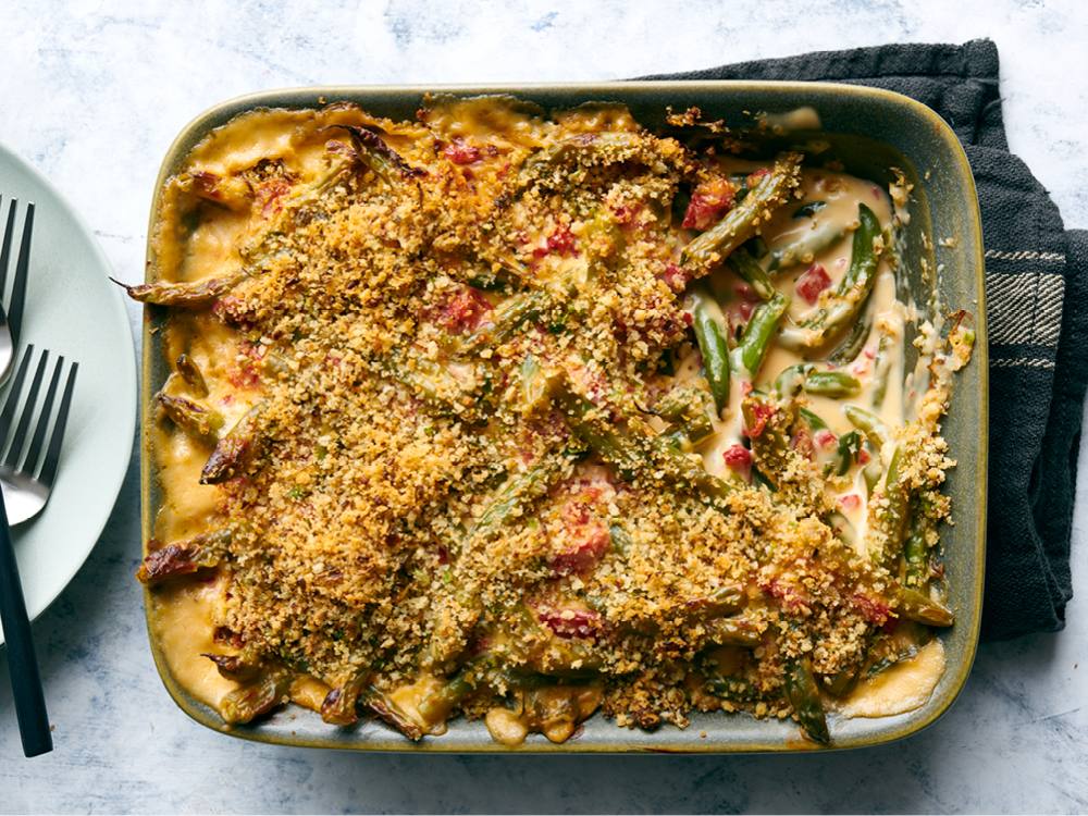 Pimiento Cheese Green Bean Casserole | Savory