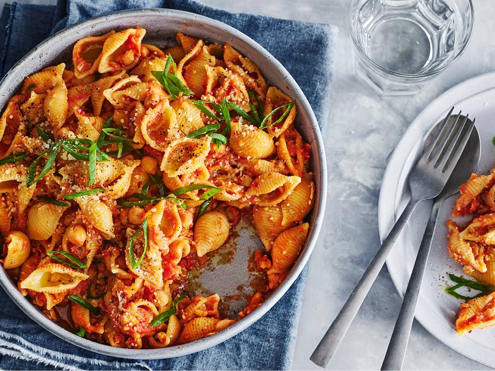 Pasta with Chickpeas | Savory