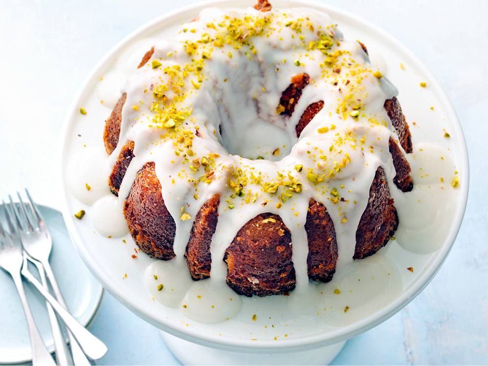 Pistachio-Lemon Olive Oil Cake | Savory