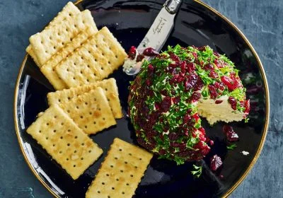 Cranberry and Herb Cheese Ball