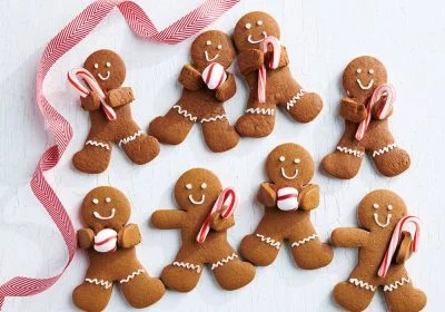 Candy Cane Gingerbread Men