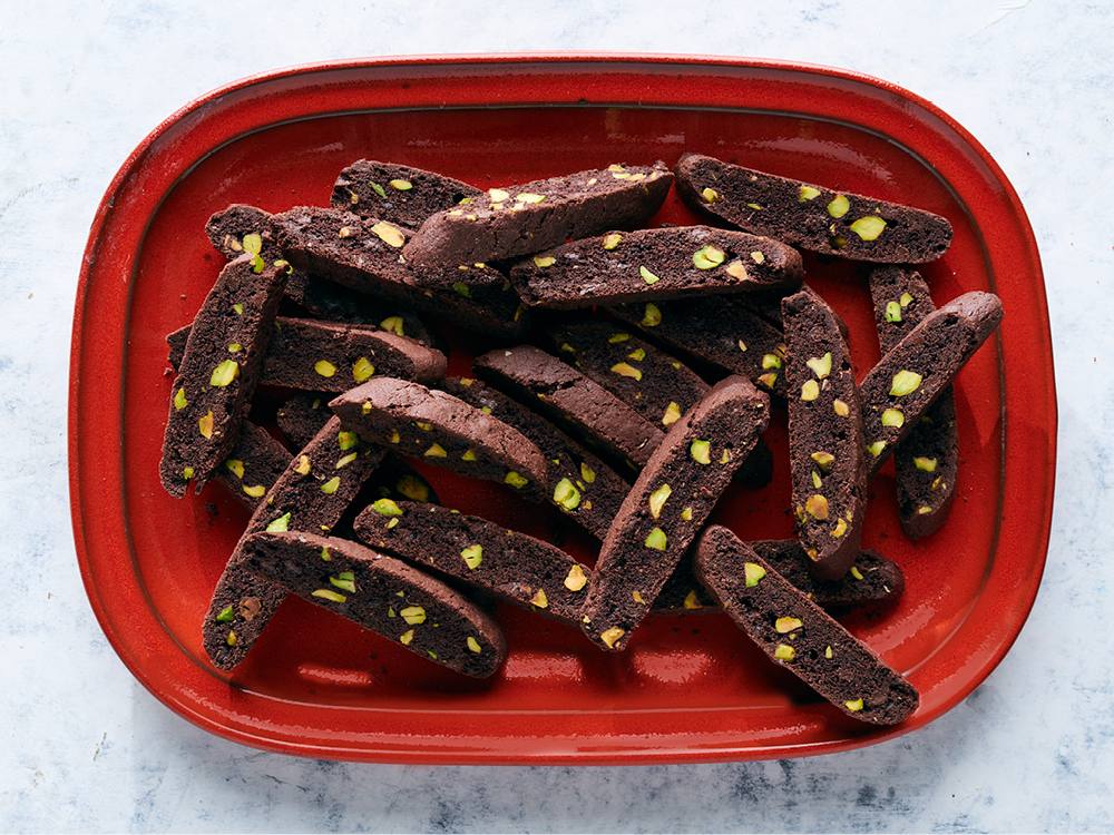 Chocolate-Pistachio Biscotti | Savory