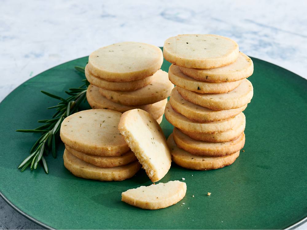 Rosemary-Parmesan Shortbread | Savory