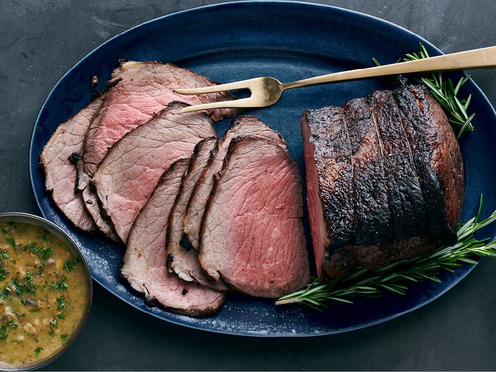 Roast Beef with Mushroom Gravy | Savory