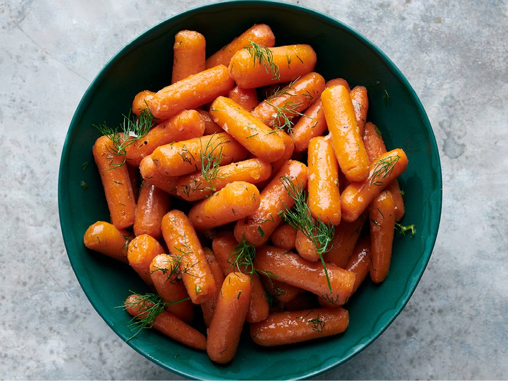 Slow Cooker ButterBraised Carrots with Dill Savory