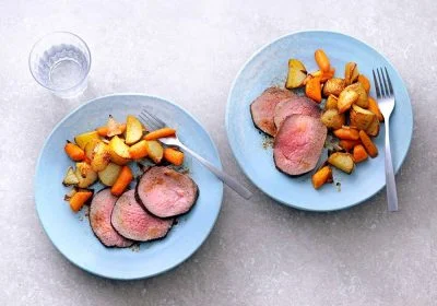 Slow-Roasted Beef with Potatoes and Carrots