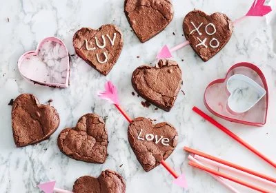 Flourless Chocolate Hearts