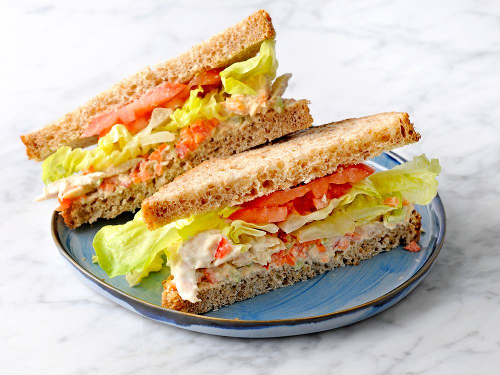 Lightened-Up Tuna Sandwich | Savory